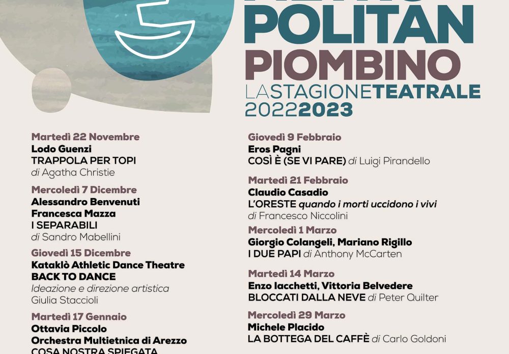 Stagione Teatrale Metropolitan Piombino 2022-2023