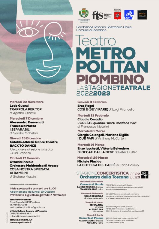 Stagione Teatrale Metropolitan Piombino 2022-2023