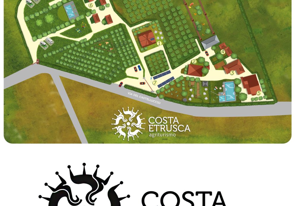 Cartina Costa Erusca Agriturismo